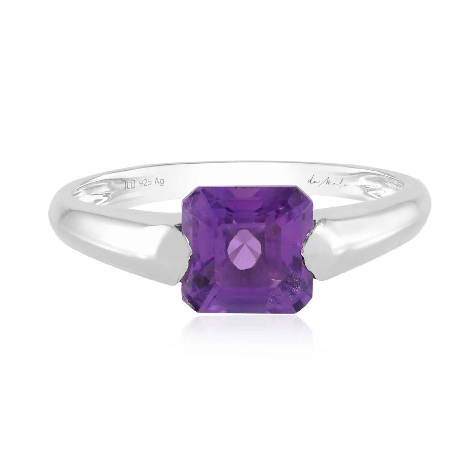 Sibirischer Amethyst-Silberring