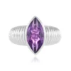 Sibirischer Amethyst-Silberring