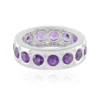 Sibirischer Amethyst-Silberring