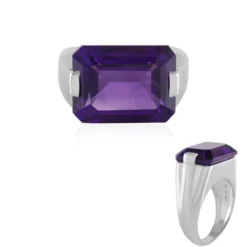 Sibirischer Amethyst-Silberring