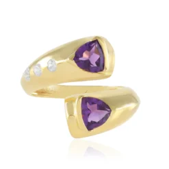 Sibirischer Amethyst-Silberring