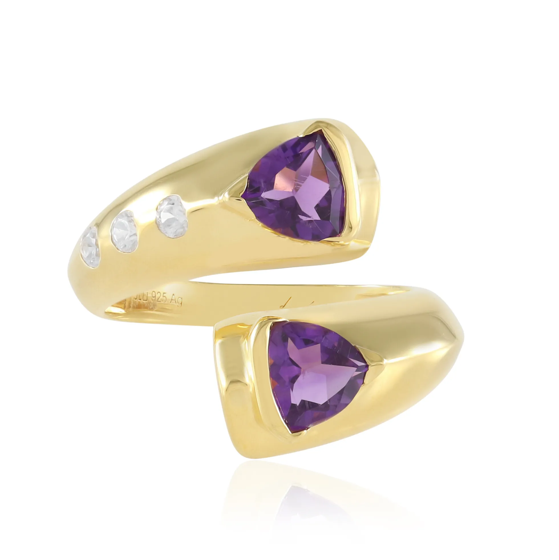 Sibirischer Amethyst-Silberring