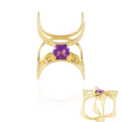 Sibirischer Amethyst-Silberring