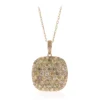 SI2 Fancy-Brillant-Goldhalskette