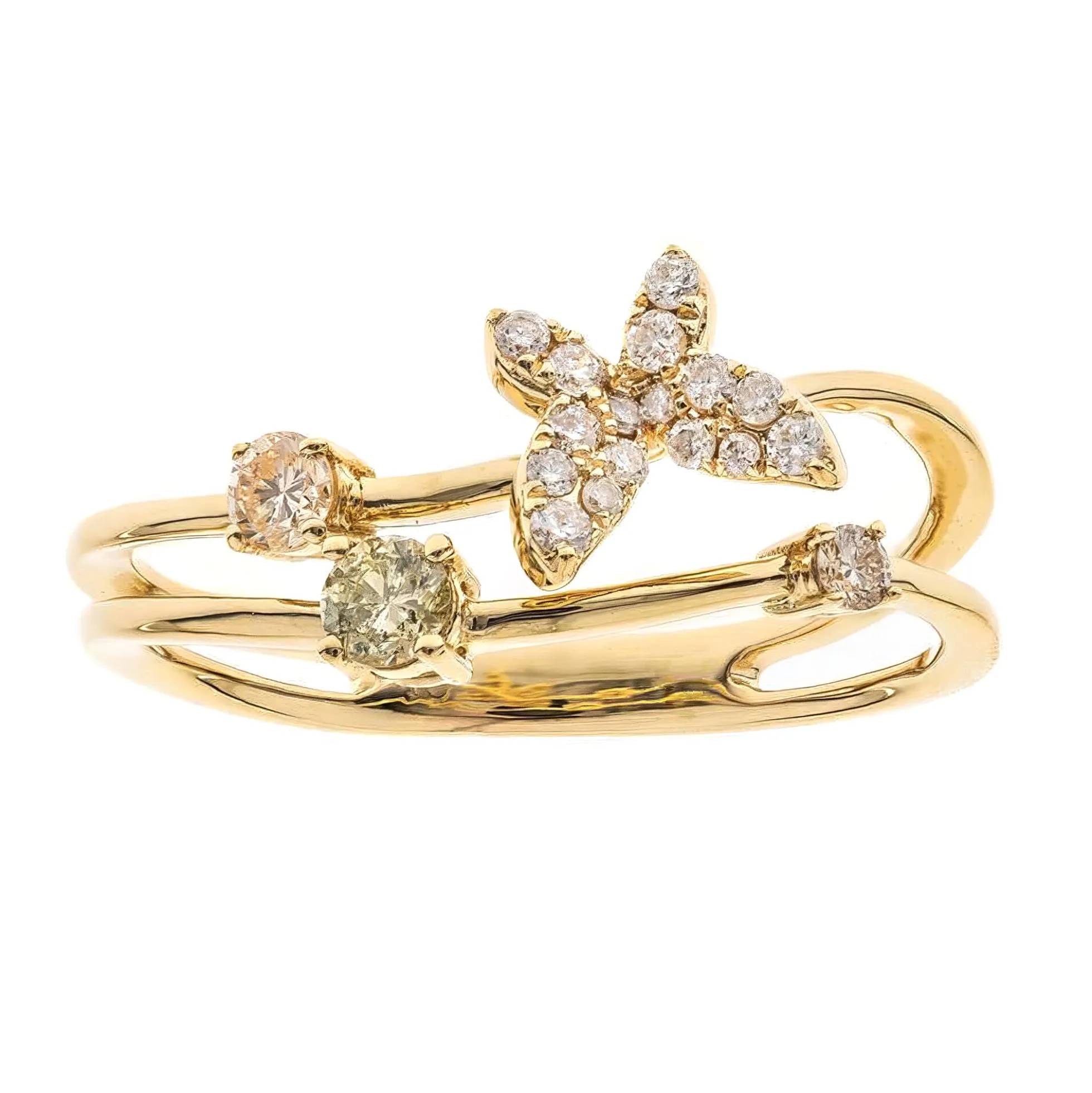 SI2 Fancy-Brillant-Goldring