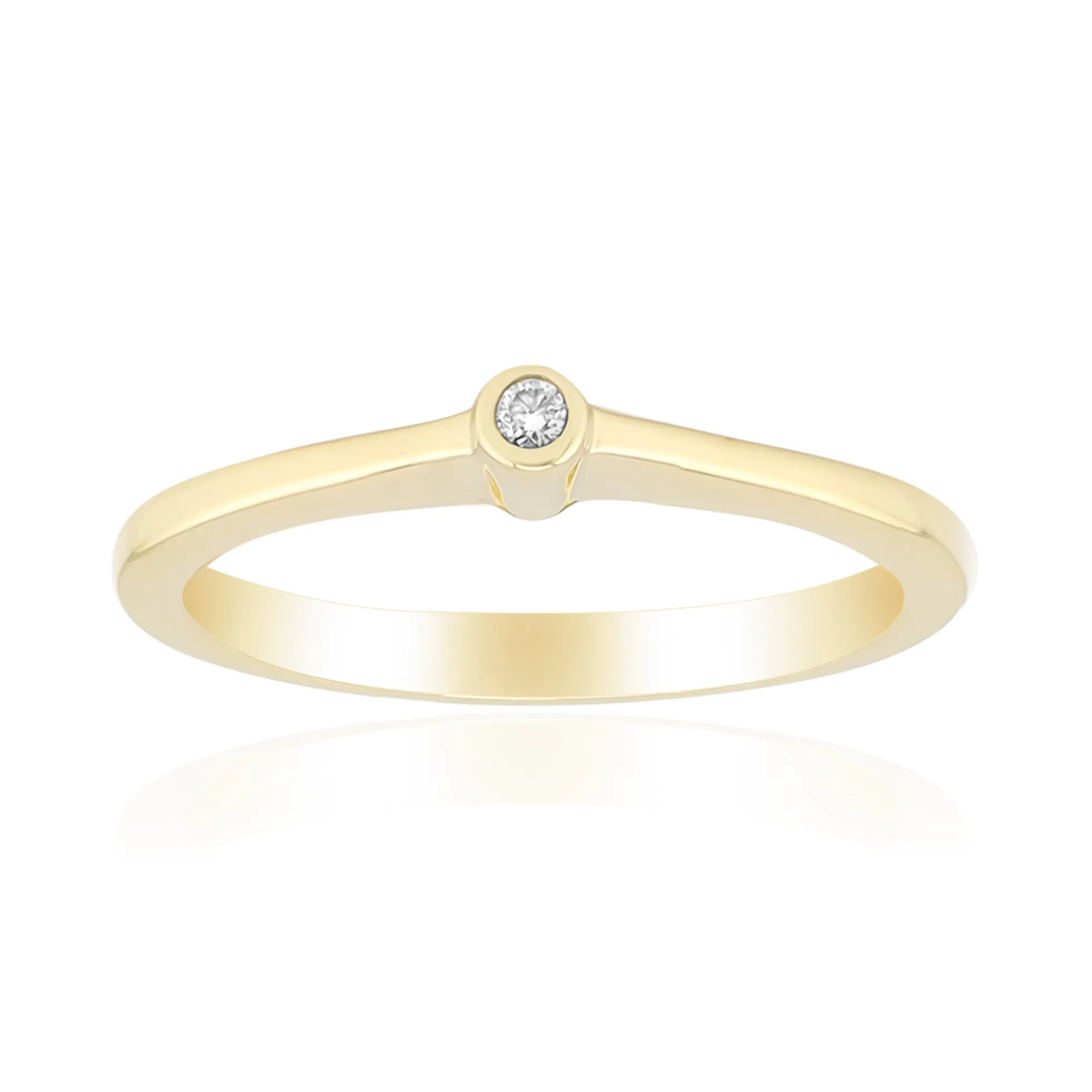 SI1 (G) Brillant-Silberring