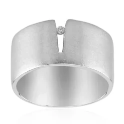 SI1 (G) Brillant-Silberring