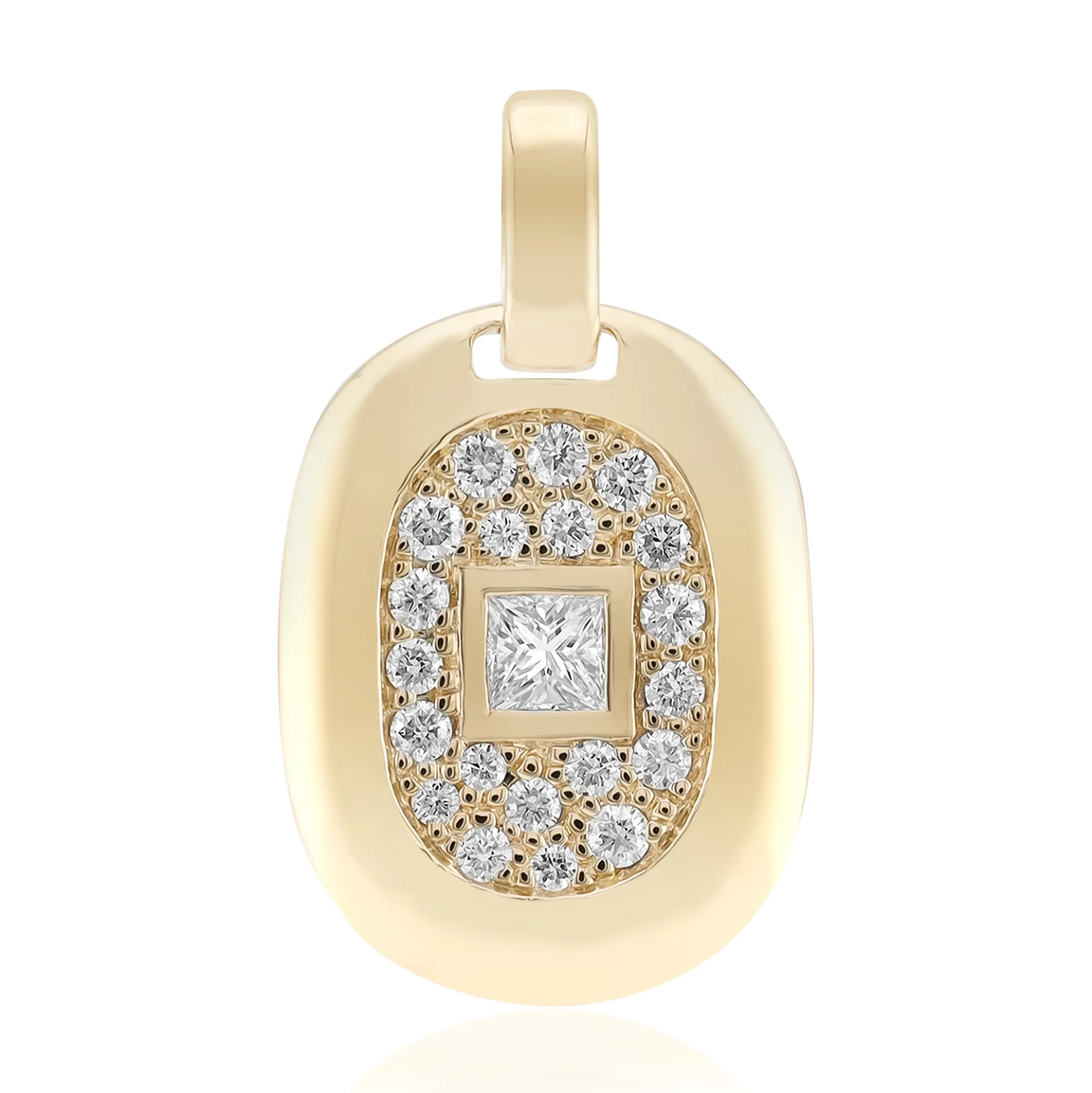 SI1 (G) Diamant-Goldanhänger