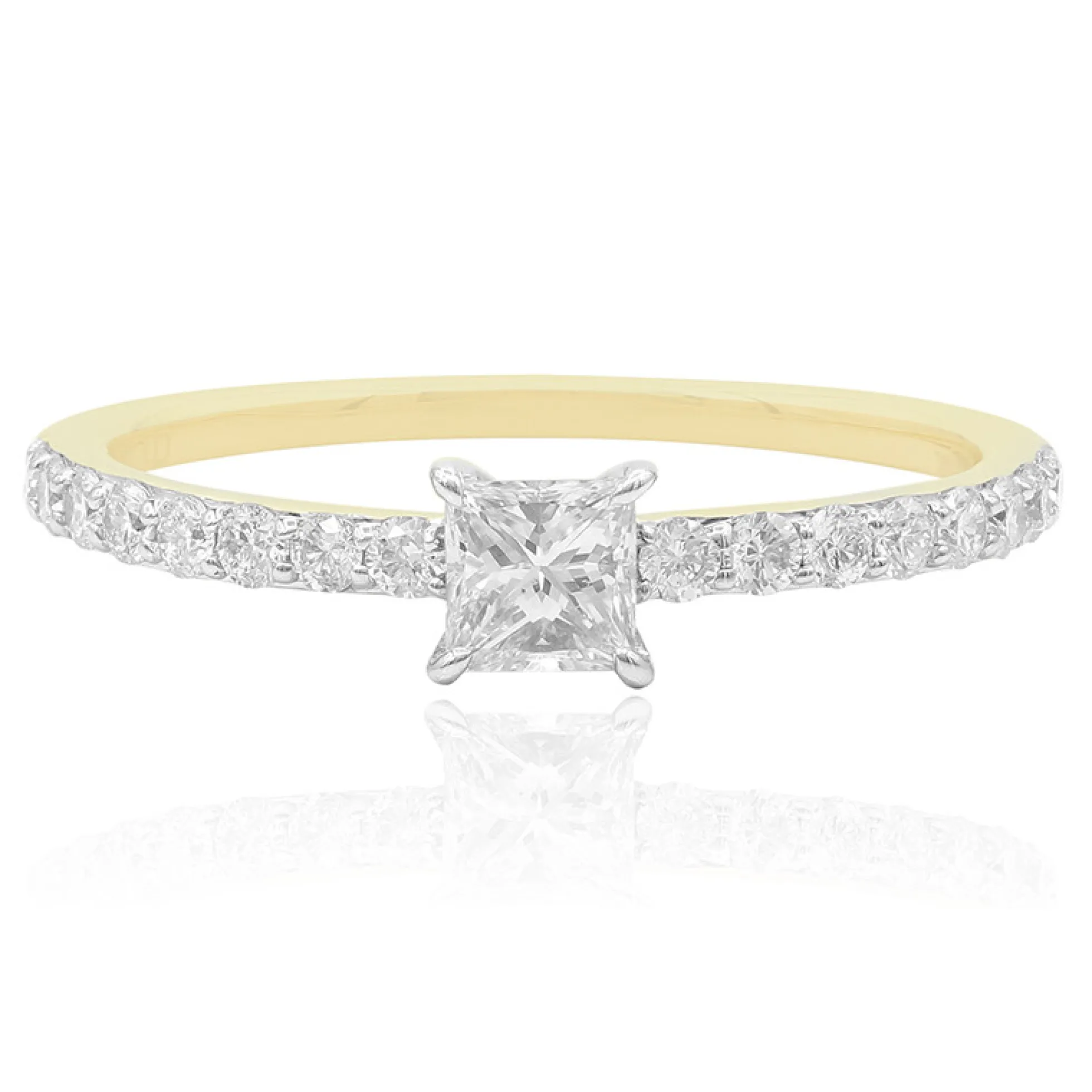 SI1 (G) Diamant-Goldring
