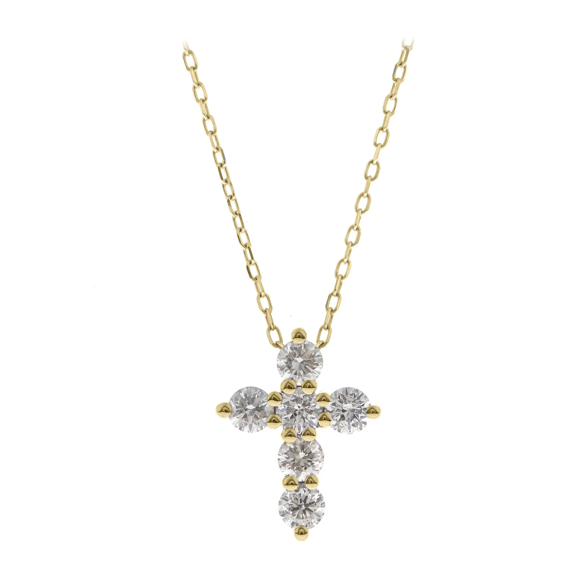 SI2 (H) Brillant-Goldhalskette