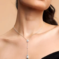 SI1 (H) Diamant-Goldcollier