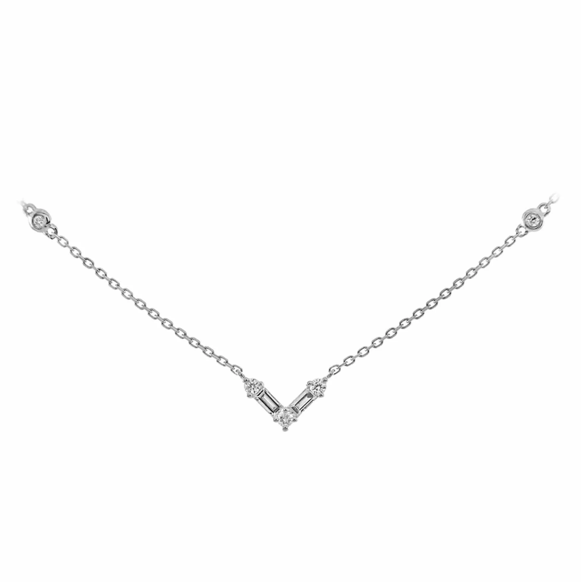 SI1 (H) Diamant-Goldcollier