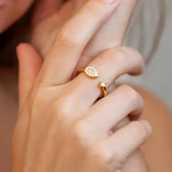 SI1 (H) Diamant-Goldring