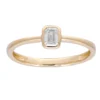 SI1 (H) Diamant-Goldring