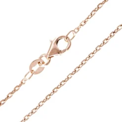 Silber-Ankerkette - 3,8 g - 70 cm - rosévergoldet