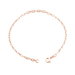 Silber-Ankerkette - 1,85 g - 50 cm - rosévergoldet