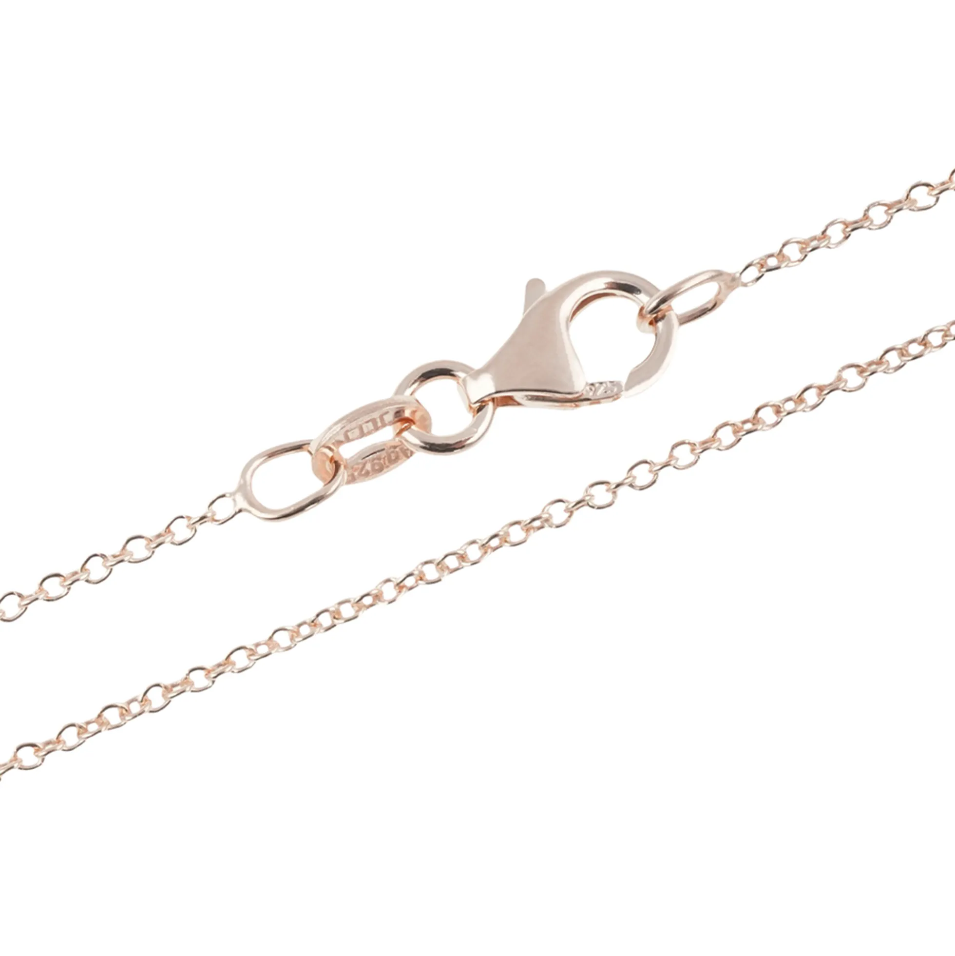 Silber-Ankerkette - 2,19 g - 60 cm - rosévergoldet