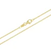 Silber-Ankerkette - 3,5 g - 60 cm - vergoldet