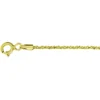 Silber-Criss-Cross-Armband - 1,28 g - 18 cm - vergoldet