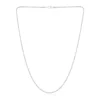 Silber-Criss-Cross-Kette - 3,92 g - 45,5 cm - rhodiniert