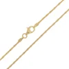 Silber-Criss-Cross-Kette - 4,449 g - 70 cm - vergoldet