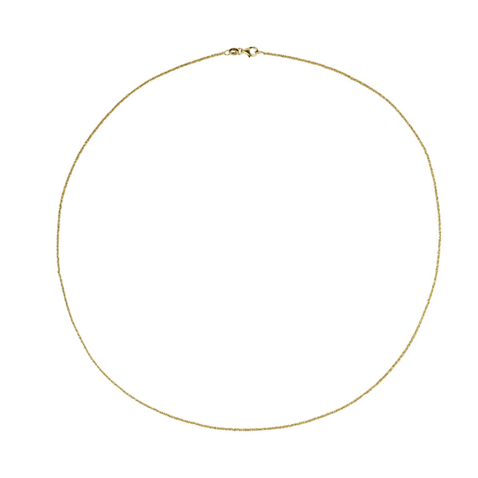 Silber-Criss-Cross-Kette - 3,37 g - 60 cm - vergoldet