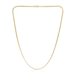 Silber-Herringbone-Kette - 4,56 g - 45,5 cm - vergoldet