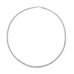 Silberkette - 9,13 g - 45 cm - rhodiniert