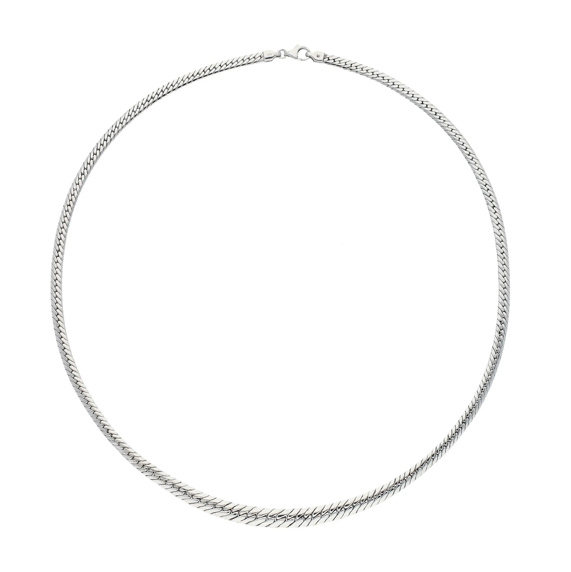 Silberkette - 9,13 g - 45 cm - rhodiniert
