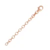 Silber-Kettenverlängerung - 0,95 g - 6 cm - rosévergoldet