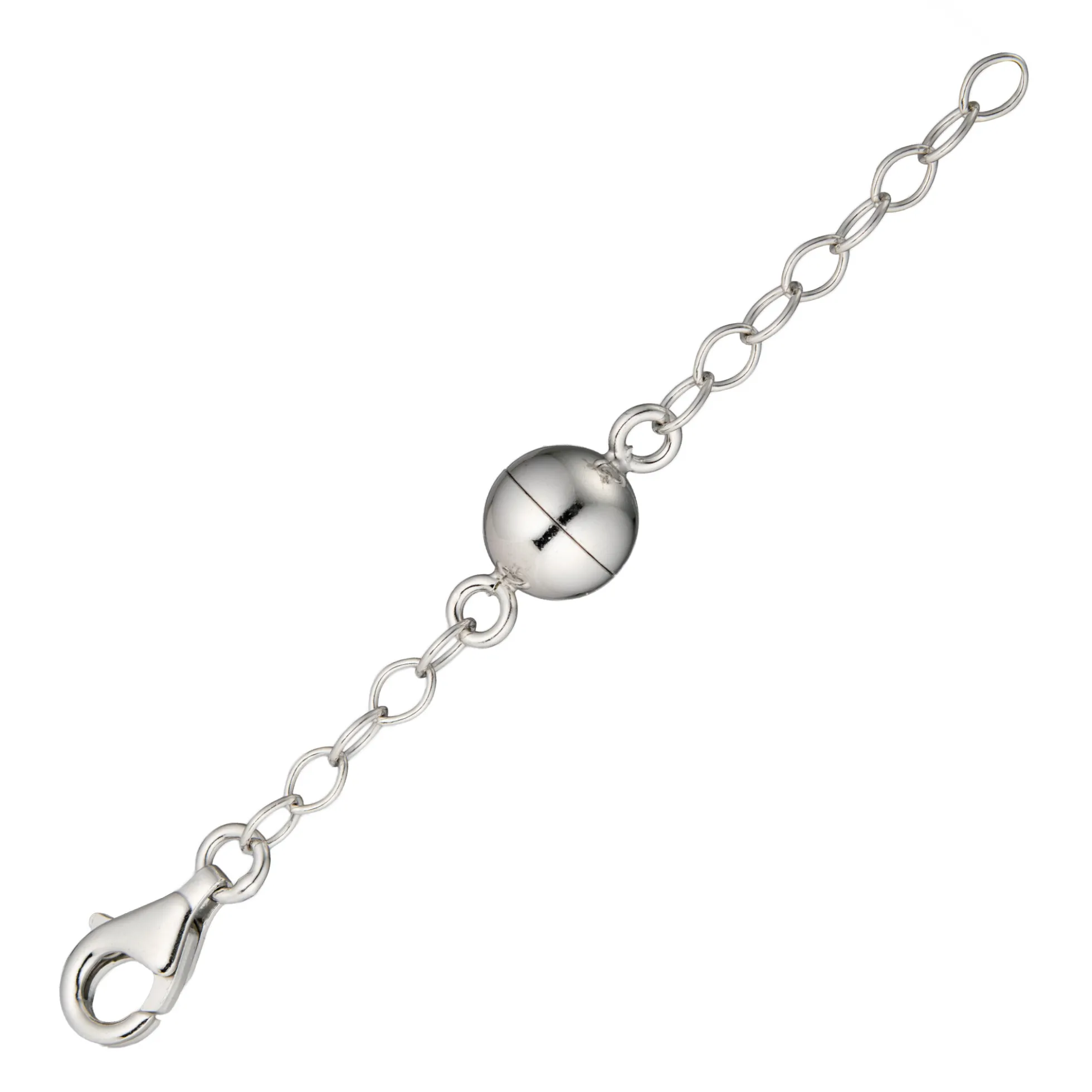 Silber-Magnetverschluss - 3,1 g - 6 cm