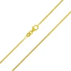 Silber-Panzerkette - 2,7 g - 50 cm - vergoldet