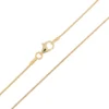 Silber-Schlangenkette - 70 cm - 4,32 g - vergoldet