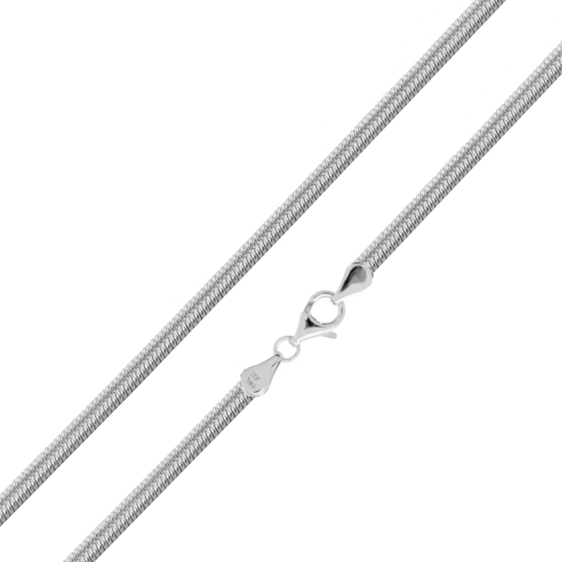 Silber-Schlangenkette - 8,53 g - 45 cm