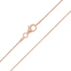 Silber-Schlangenkette - 4,58 g - 60 cm - rosévergoldet