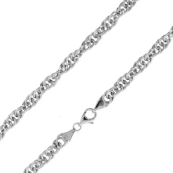 Silber-Singapurkette - 15,16 g - 45 cm