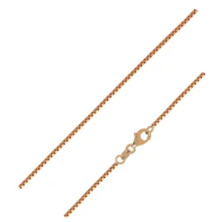 Silber-Veneziakette - 2,73 g - 50 cm - rosévergoldet