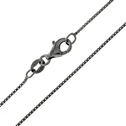 Silber-Veneziakette - 2,8 g - 70 cm - rutheniert
