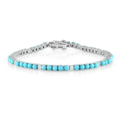 Sleeping Beauty-Türkis-Silberarmband (Faszination Türkis)