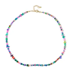 Äthiopischer Opal-Silberhalskette