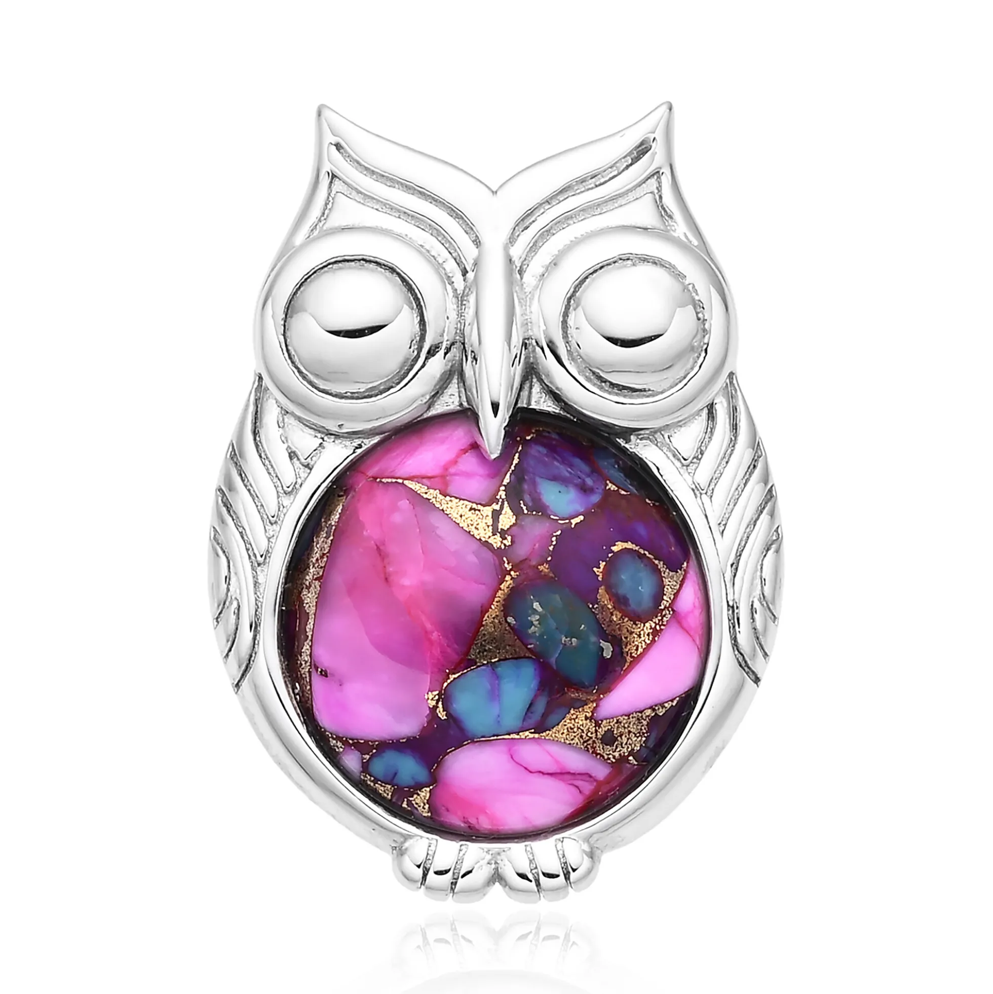 Türkis-Mosaik-Silberanhänger