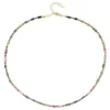 Turmalin-Silberhalskette
