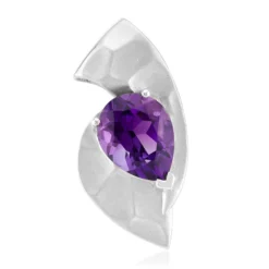Uruguay-Amethyst-Silberanhänger
