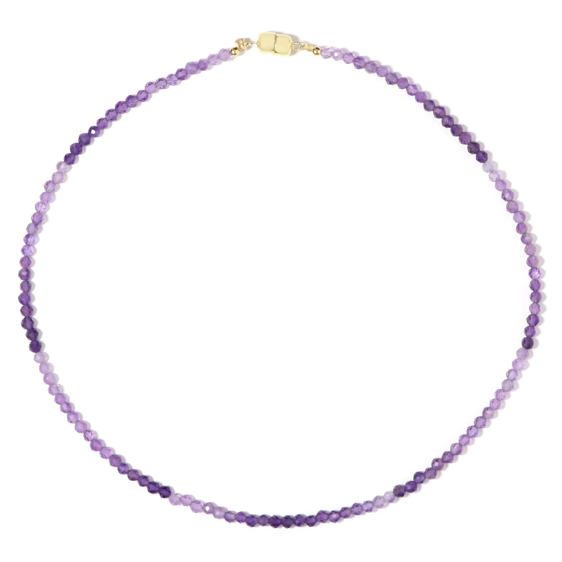 Uruguay-Amethyst-Silberhalskette