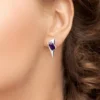 Uruguay-Amethyst-Silberohrringe