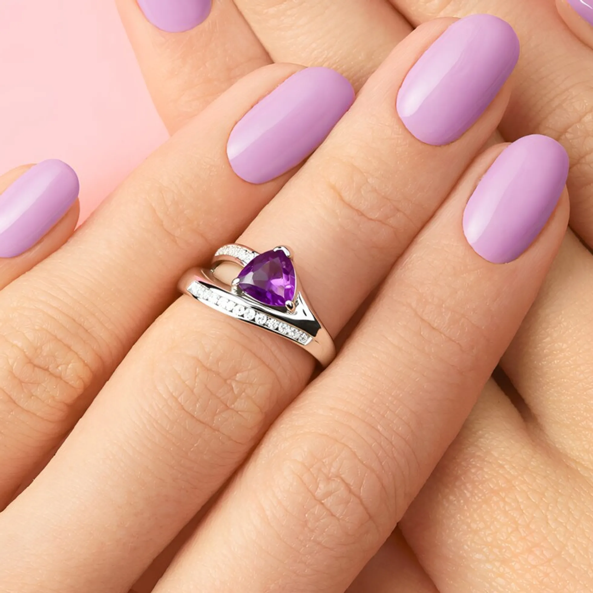 Uruguay-Amethyst-Silberring