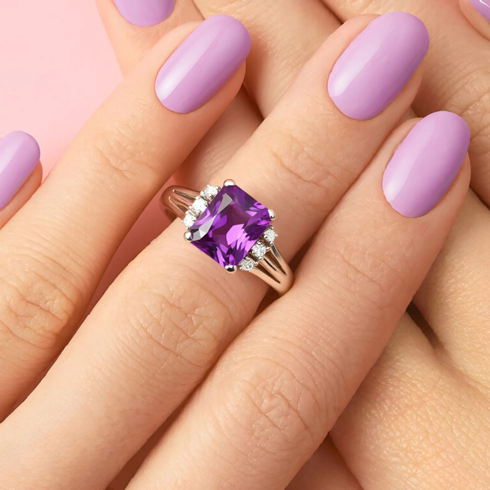 Uruguay-Amethyst-Silberring