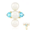Weiße Südseeperlen-Goldring