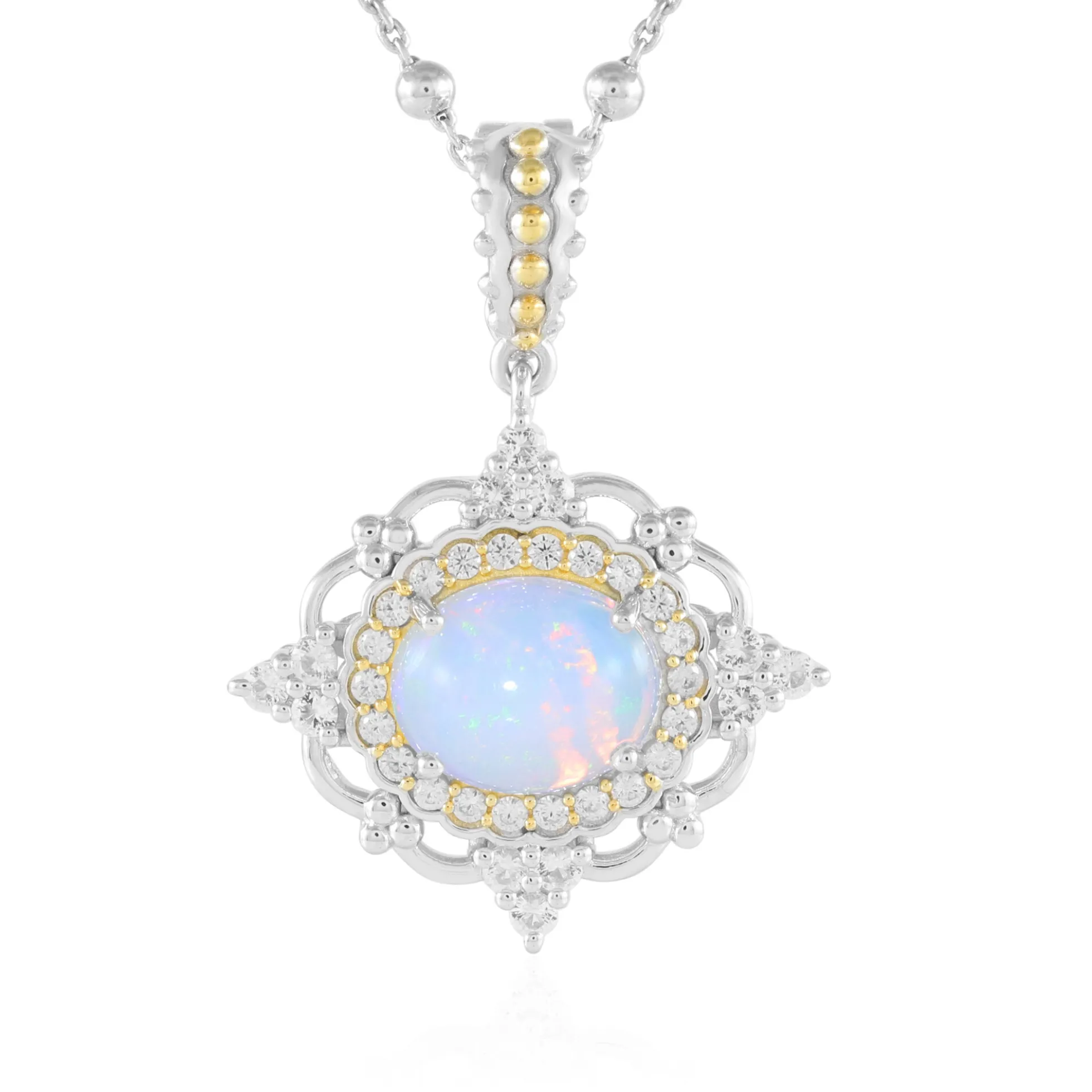 Welo-Opal-Silberhalskette