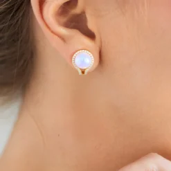 Welo-Opal-Silberohrringe